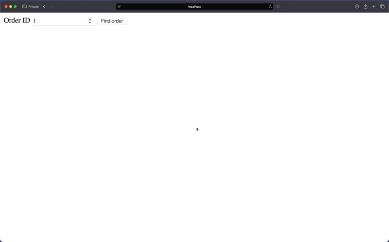 Filling out a form results in a loading screen that is eventually replaced with content